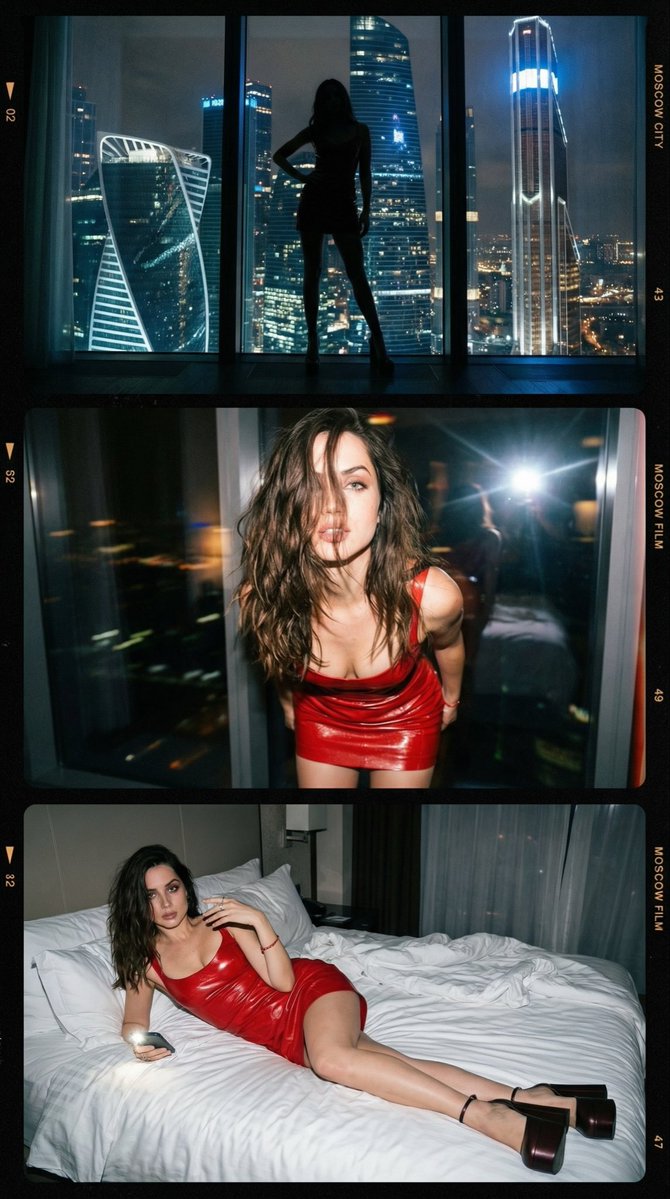 Ana de Armas Nightlife Collage