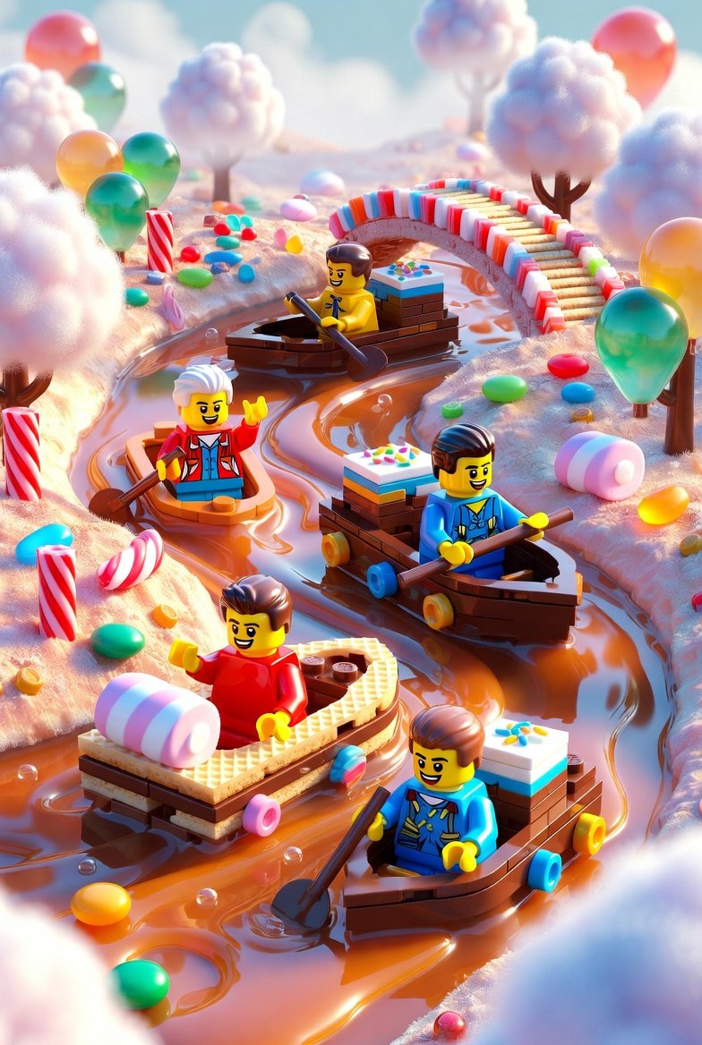 Whimsical Candy-Themed World