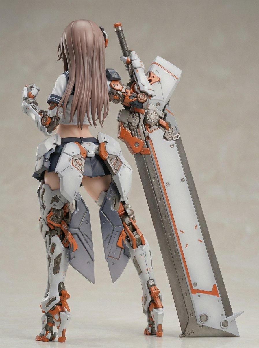 Figure/Model Kit Packaging Prompts for Armored Mecha Girl 3