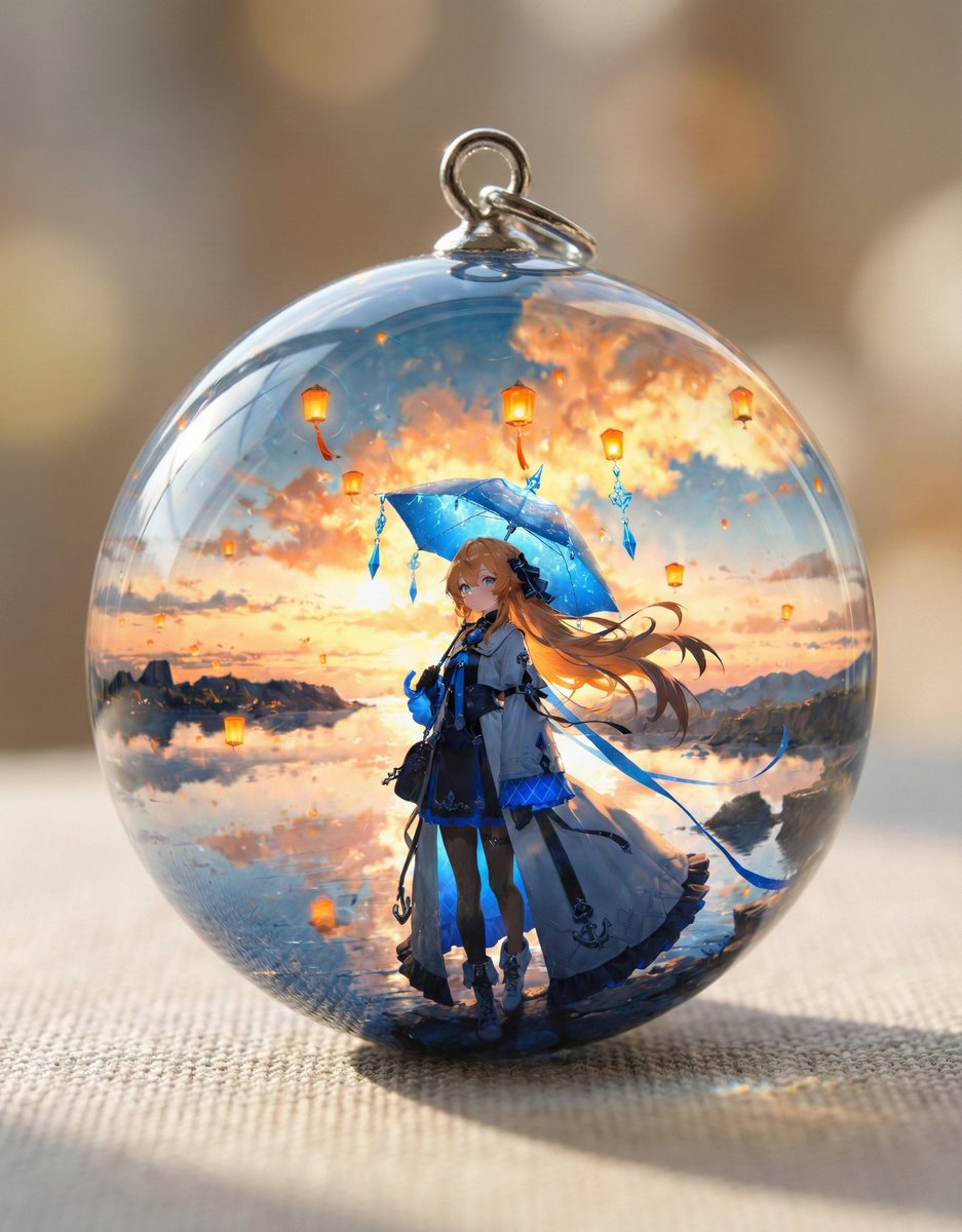 Resin Charm Illustration Prompt 4