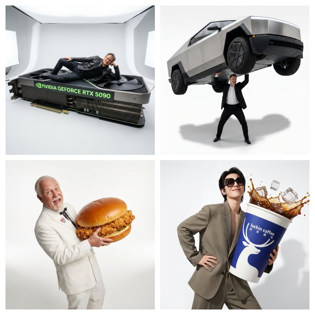 Sample output image for Fun Commercial Photography: Lifting a Cybertruck