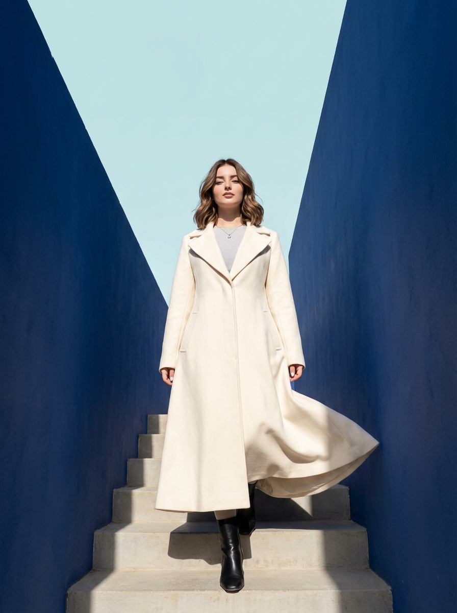 Cool Palette, Bold Energy, Wide Angles