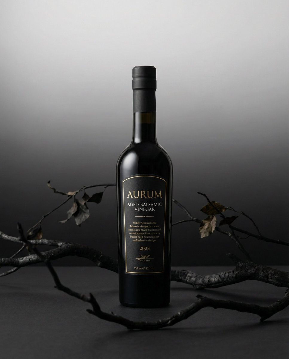 Product hero shot with charred black branches framing 2