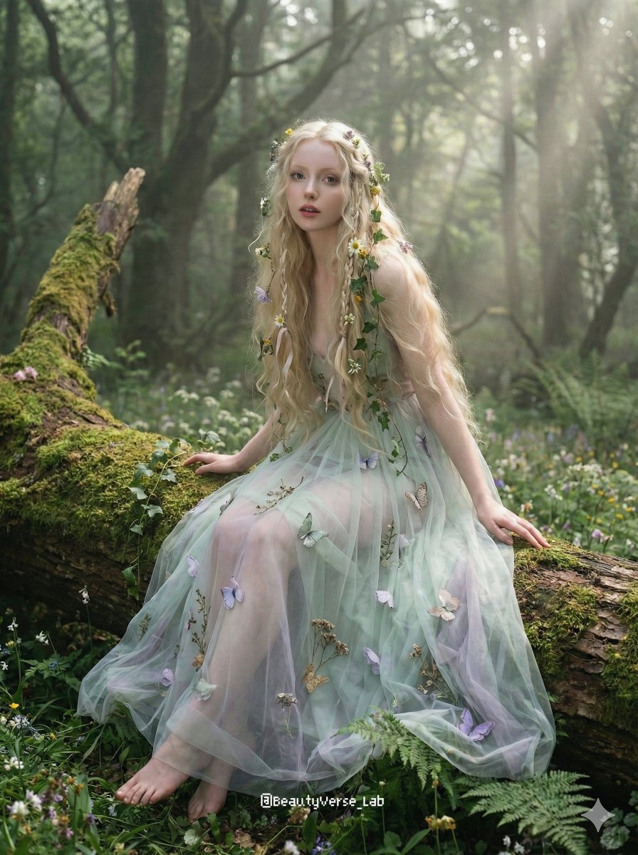 Dreamy Fairyland Forest Portrait