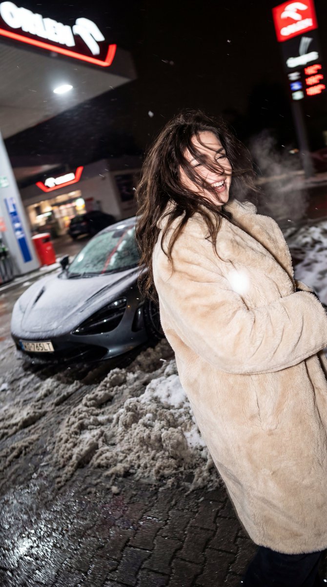 Chaotic Nightlife Flash Photography Portrait