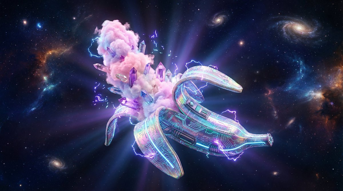 Surreal Nano-Circuitry Banana Split