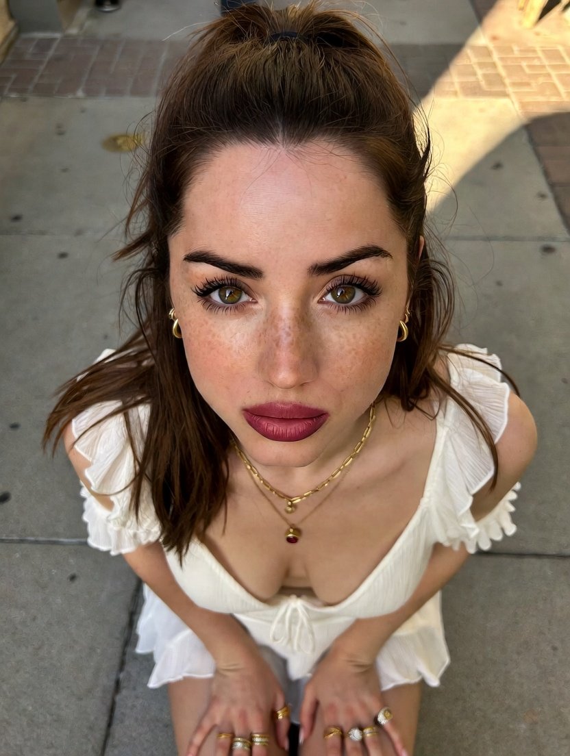 Intimate Golden Hour Portrait on Walk of Fame