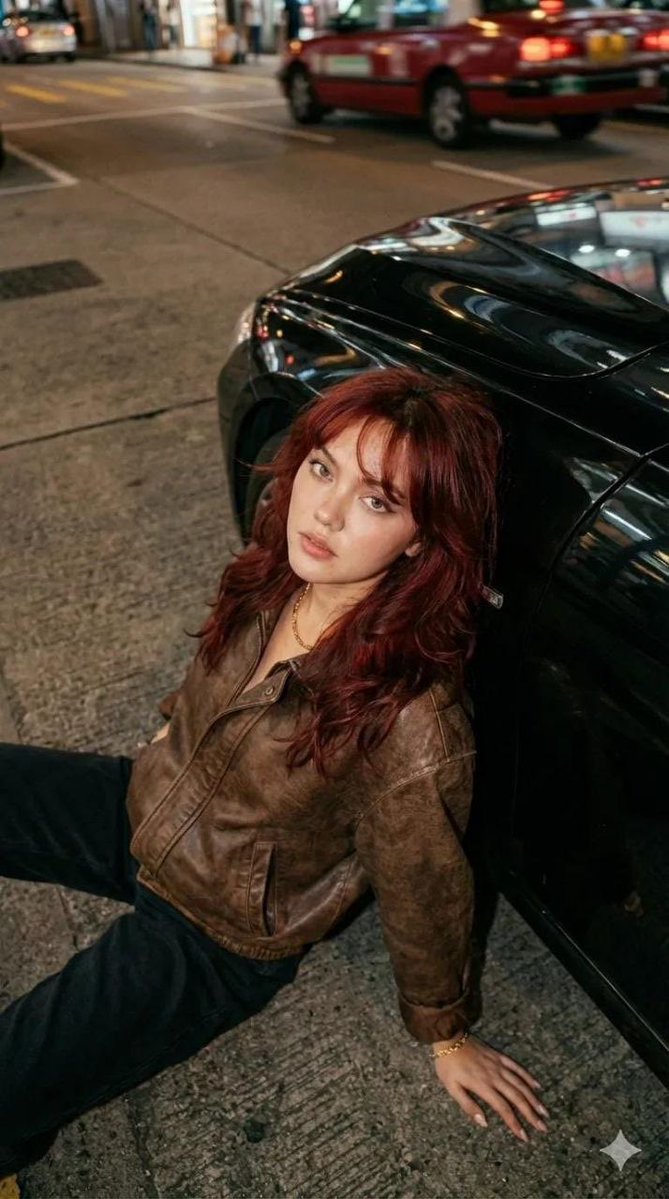 Cinematic Nighttime Street Portrait Prompt