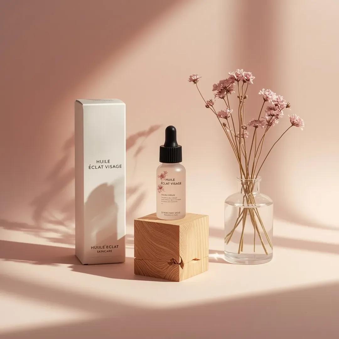 Minimalist Skincare Product Studio Photography Prompt 3