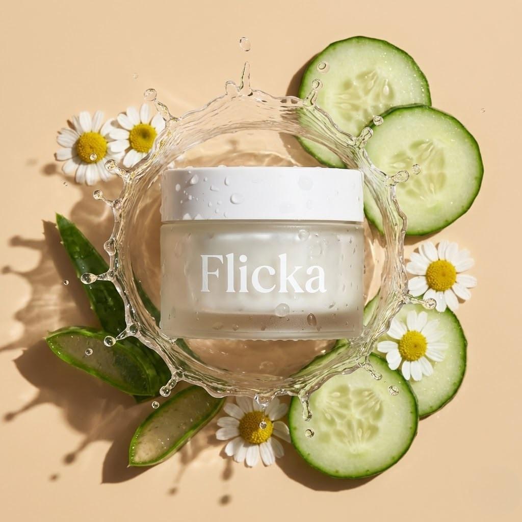 High-End Skincare Product Flat Lay 3