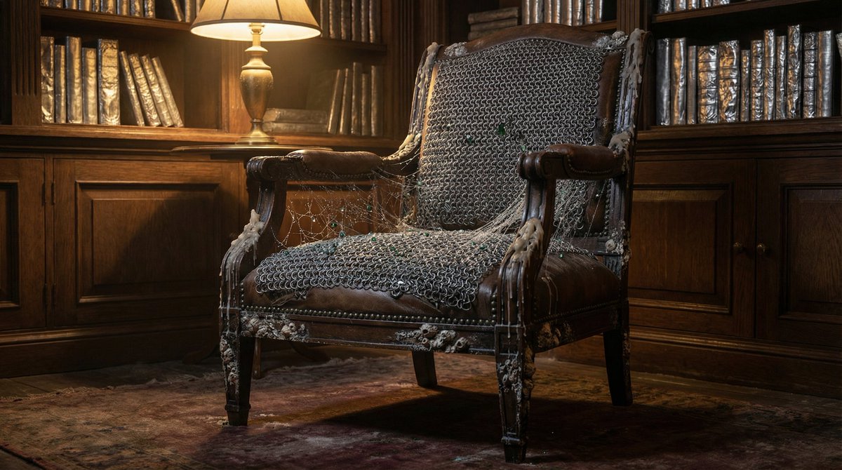 Surreal Library Armchair Generation