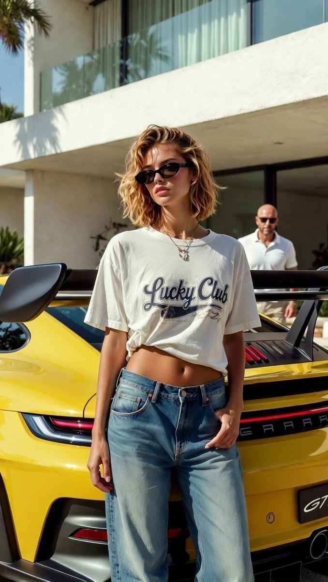 Luxury Fashion Editorial with Porsche GT3 RS (Duplicate)