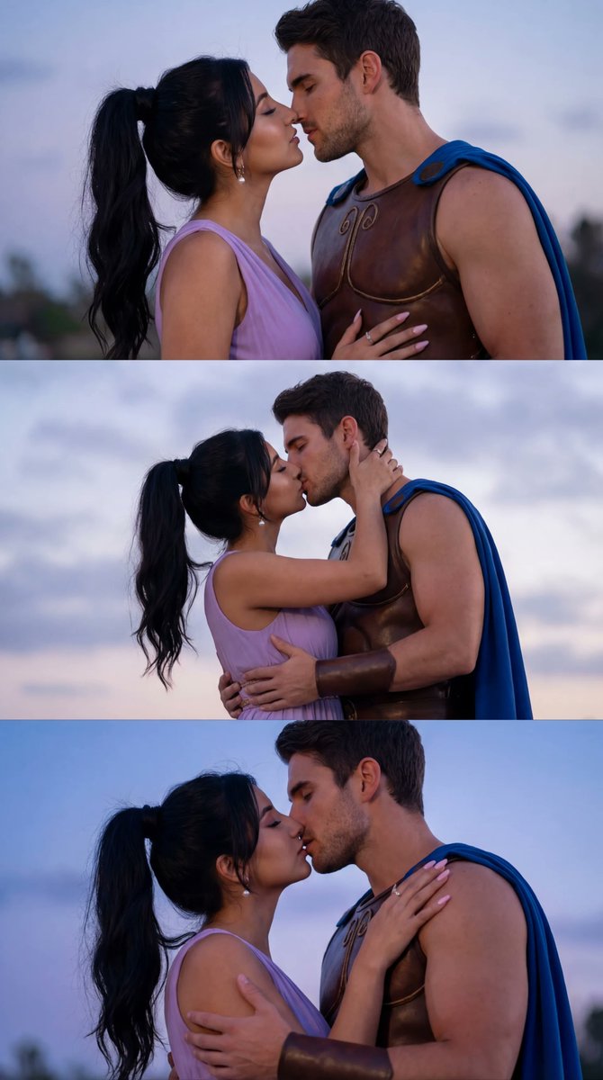 Cinematic Cosplay Romance Triptych