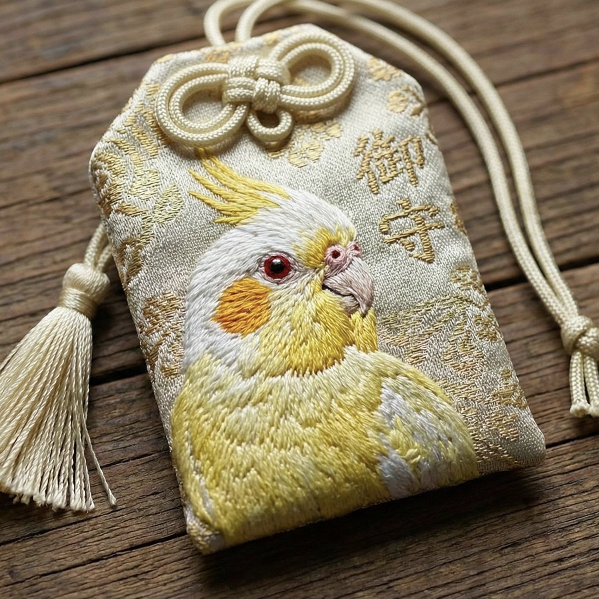 Realistic Cockatiel Amulet Generation