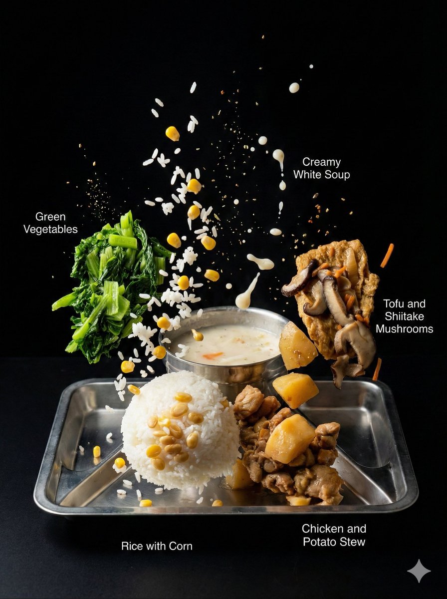 Prompt for Exploding or Static Food Photography 2