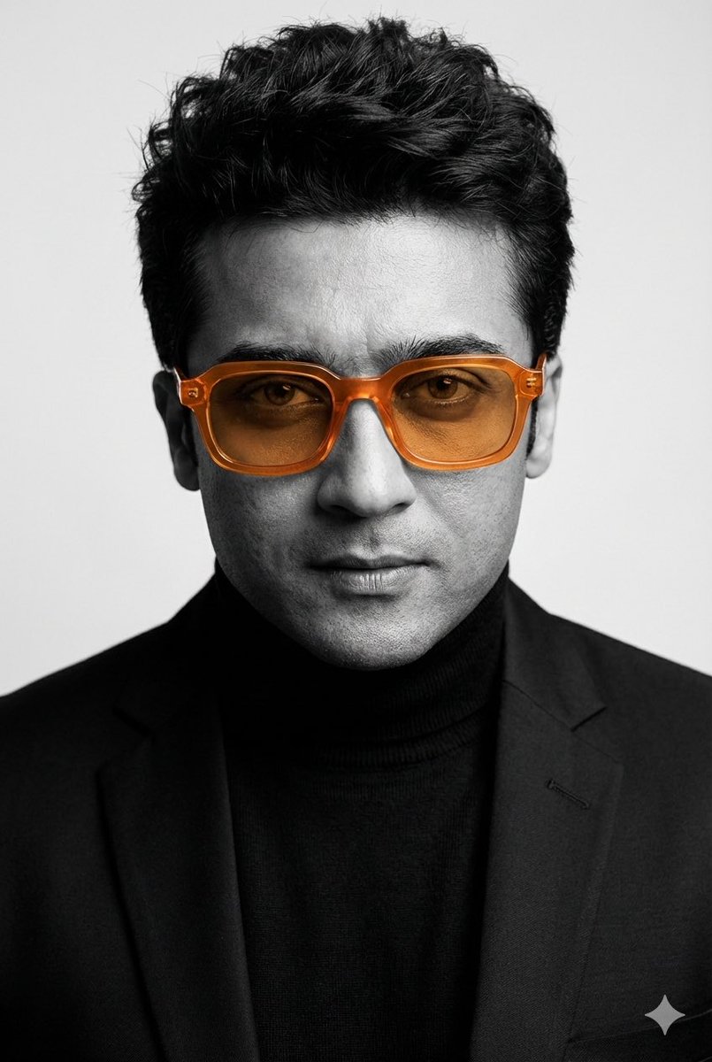 Monochrome Portrait with Selective Color Prompt