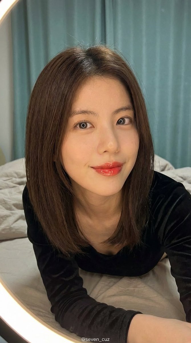 Photorealistic Close-up Portrait (Intimate Gaze, Velvet Top)