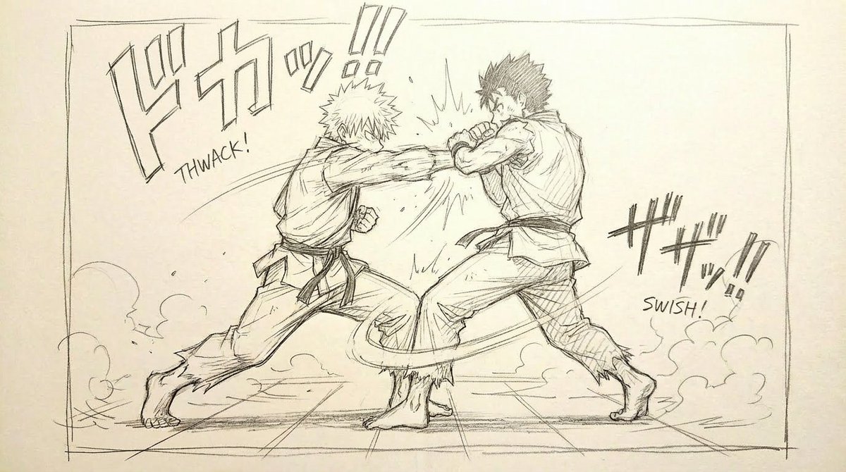 Comic / Storyboard - Varied Combat Scene Rough Sketch Prompt - Image 2