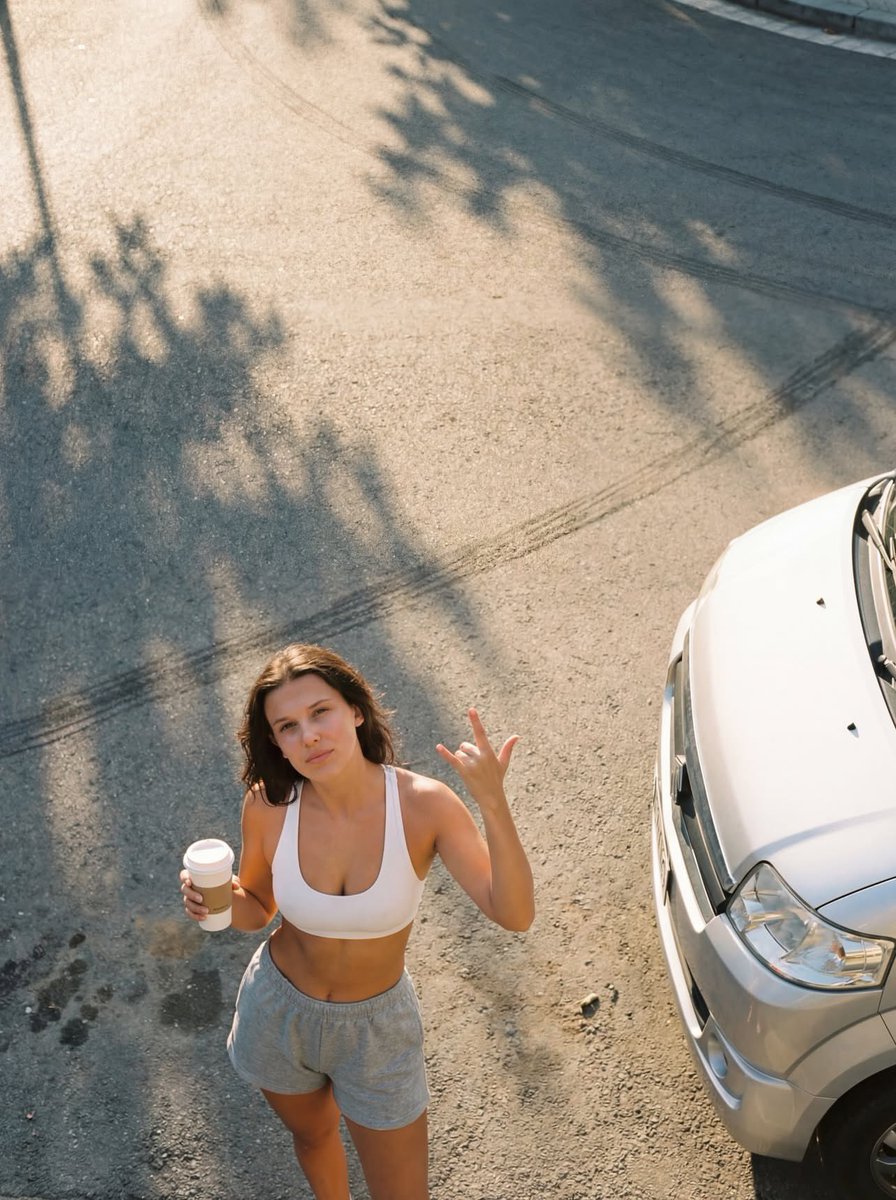 Urban Summer Portrait with High-Angle Shot 3