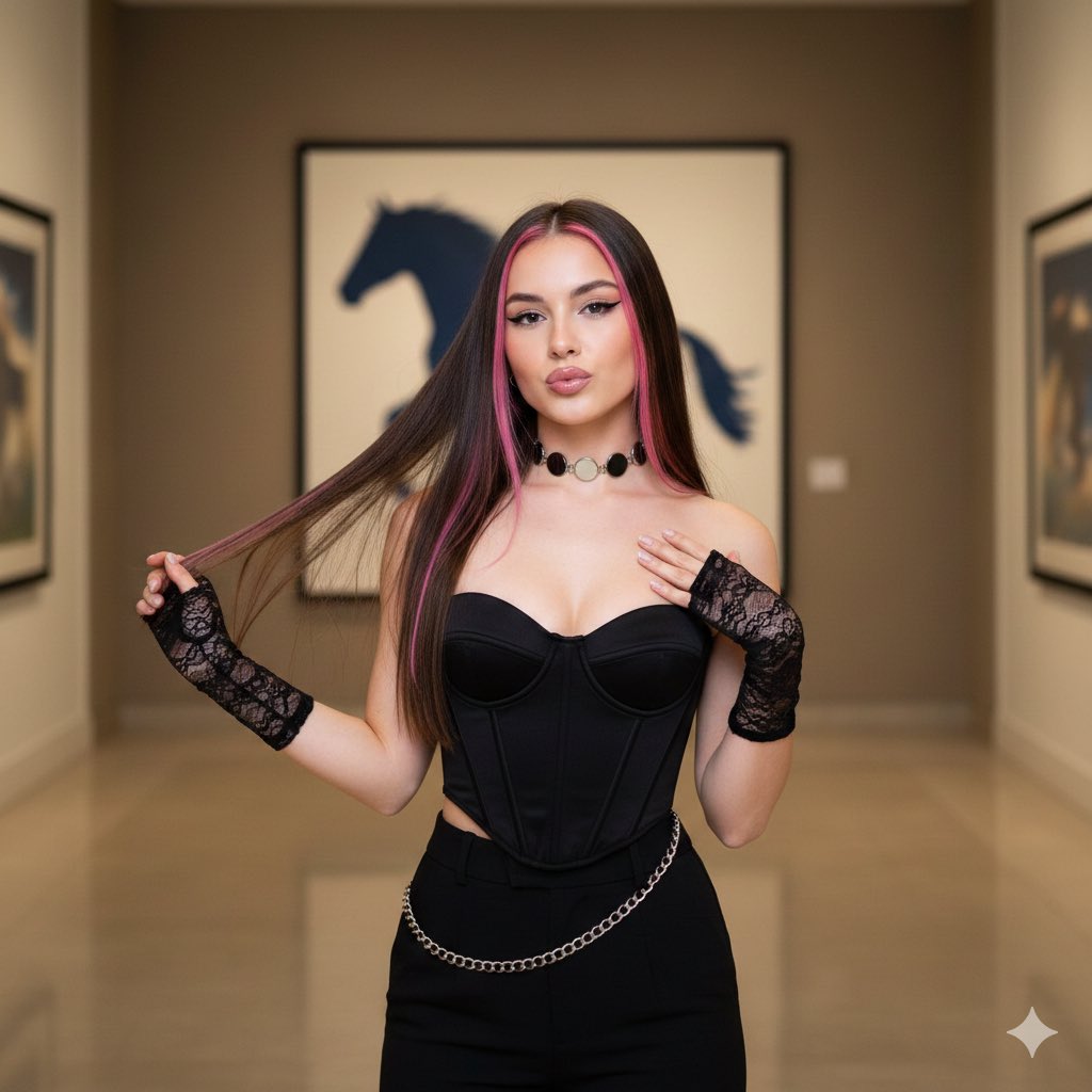 Y2K Influencer Aesthetic Portrait Prompt