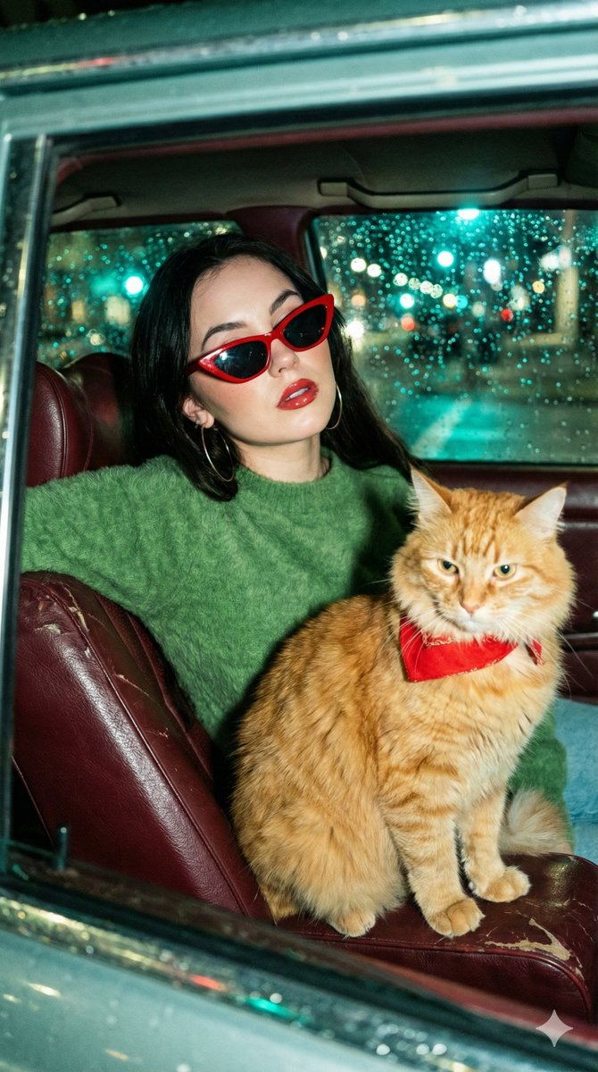 Wong Kar-wai Cinematic Flash Photography Prompt