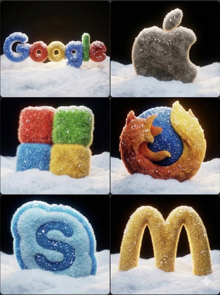 3D Fluffy Logo Transformation 2