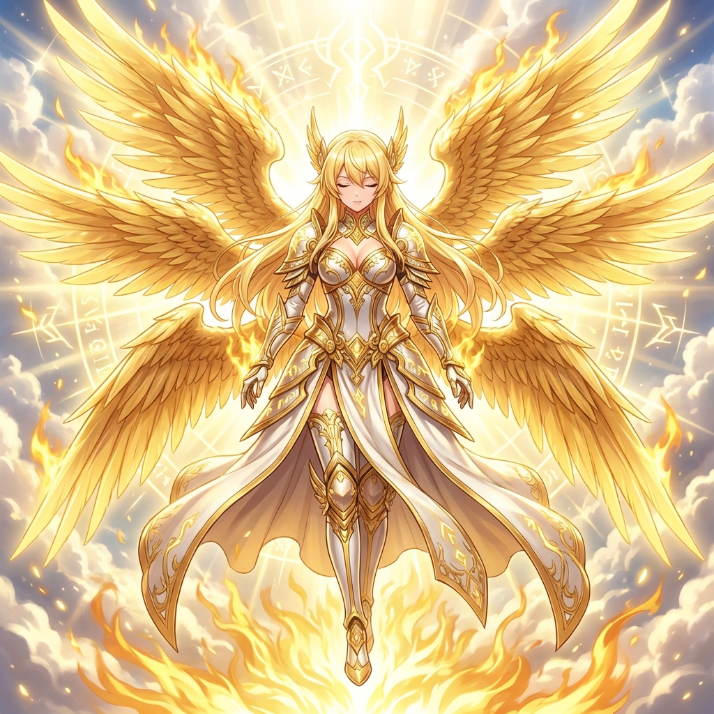 Transforming into a Seraphim (Cherub)