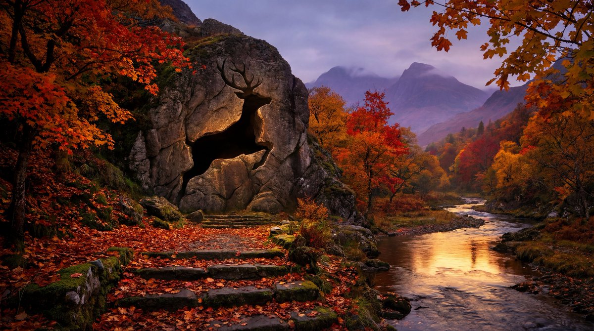 Generic Prompt for Shape-Shaped Cave Entrance 3