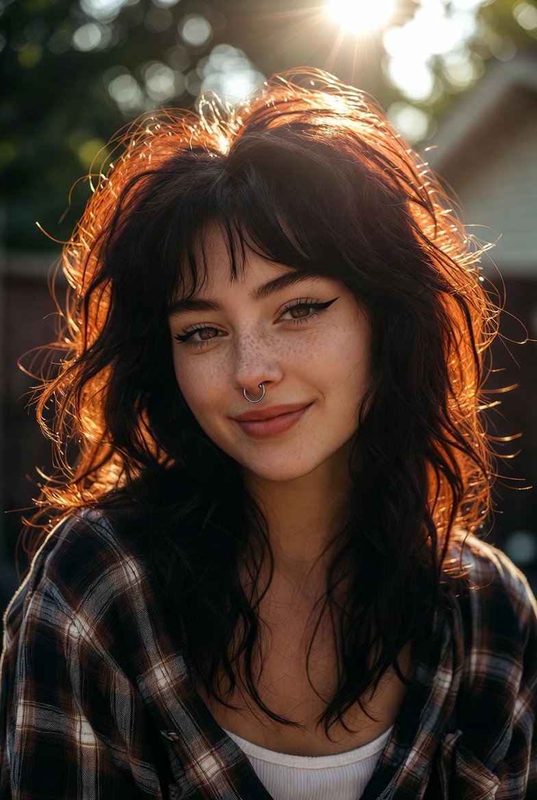 Photorealistic Portrait with Golden Hour Backlighting (Duplicate)