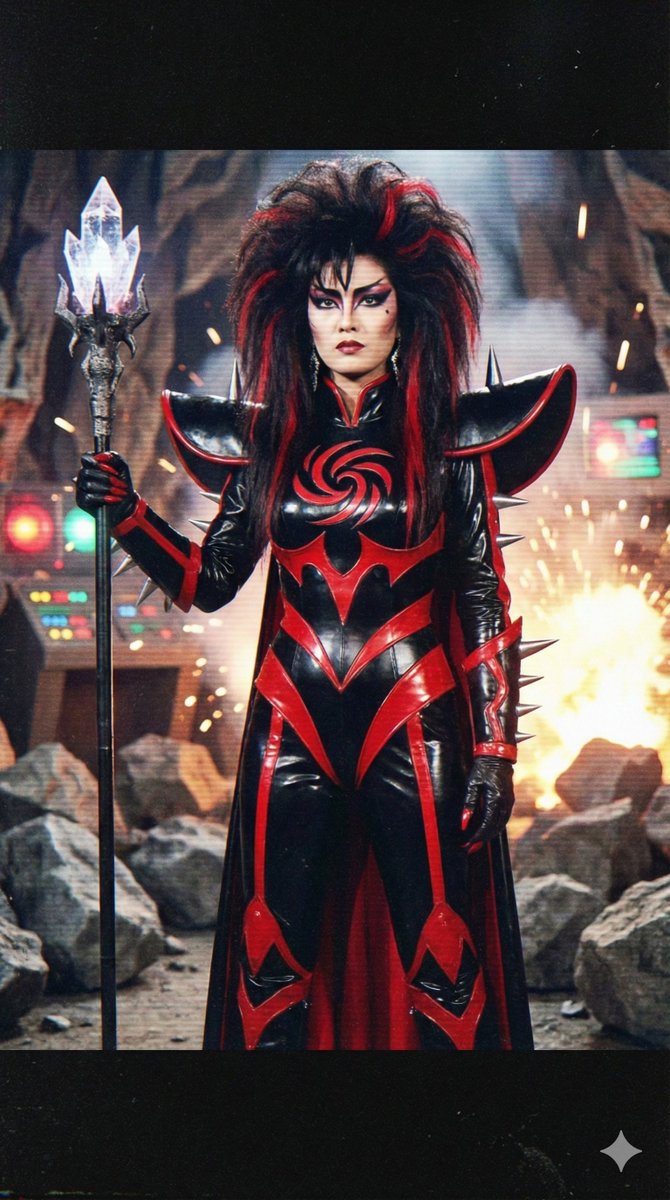 YouTube Thumbnail - Prompt for 80s TV Style Villainess Character Design - Image 1