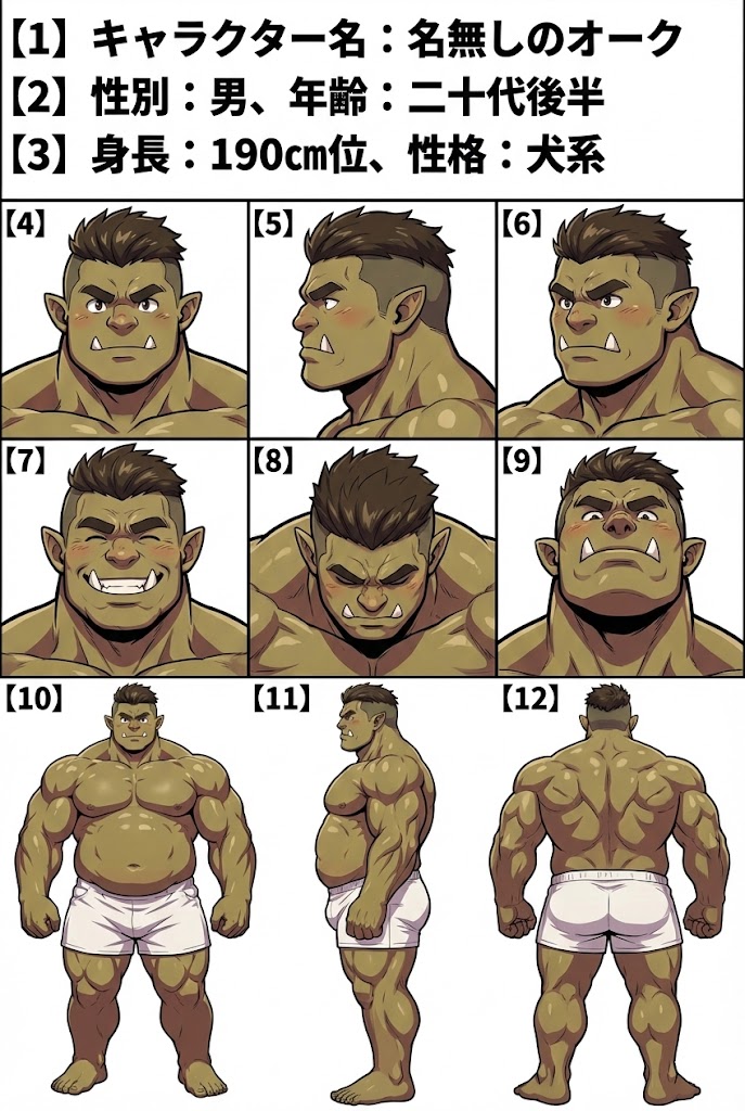 Game Asset - Character Sheet Prompt for Nano Banana - Image 1