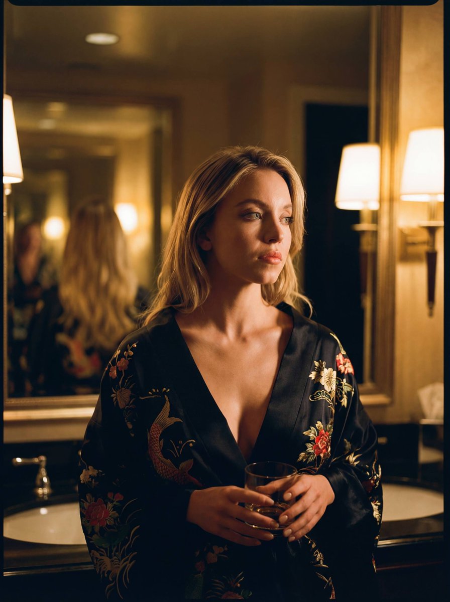 Cinematic Tokyo Hotel Portrait Prompt (Sydney Sweeney Likeness)