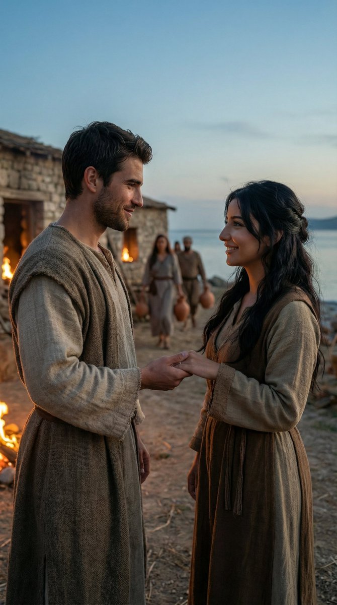 Cinematic Historical Love Story Scene Prompt