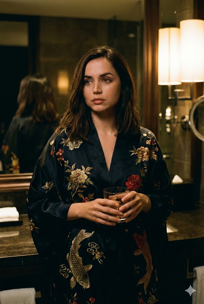 Cinematic Tokyo Hotel Kimono Portrait