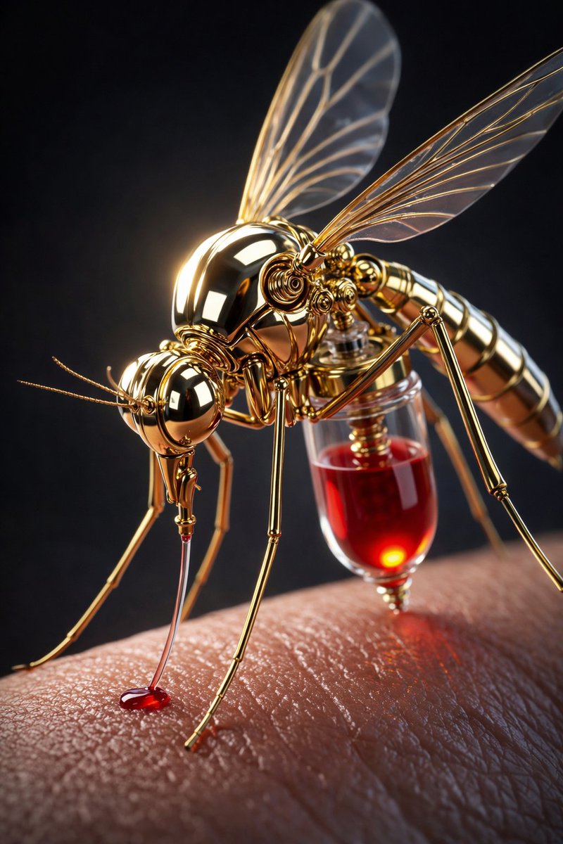 Macro Realism of Mechanical and Gemstone Insects