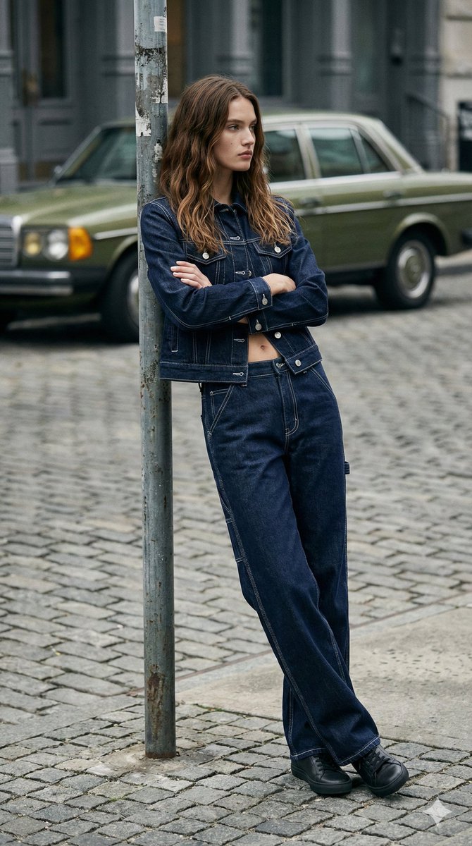 90s Americana Denim Fashion Editorial