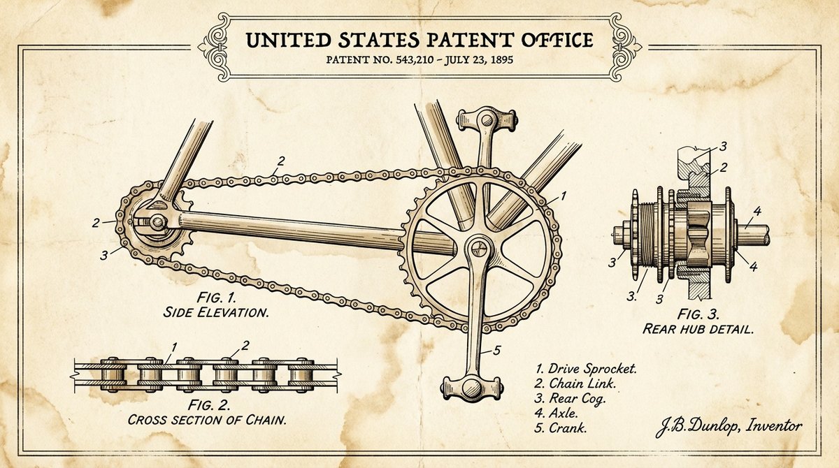 Infographic / Edu Visual - Vintage Patent Drawing Technical Illustration - Image 2