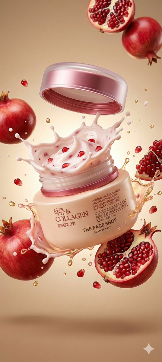 E-commerce Main Image - Cosmetic Jar Explosion Product Photography Prompt - Image 2