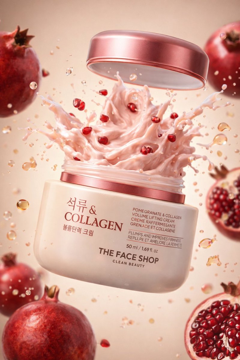 E-commerce Main Image - Cosmetic Jar Explosion Product Photography Prompt - Image 4