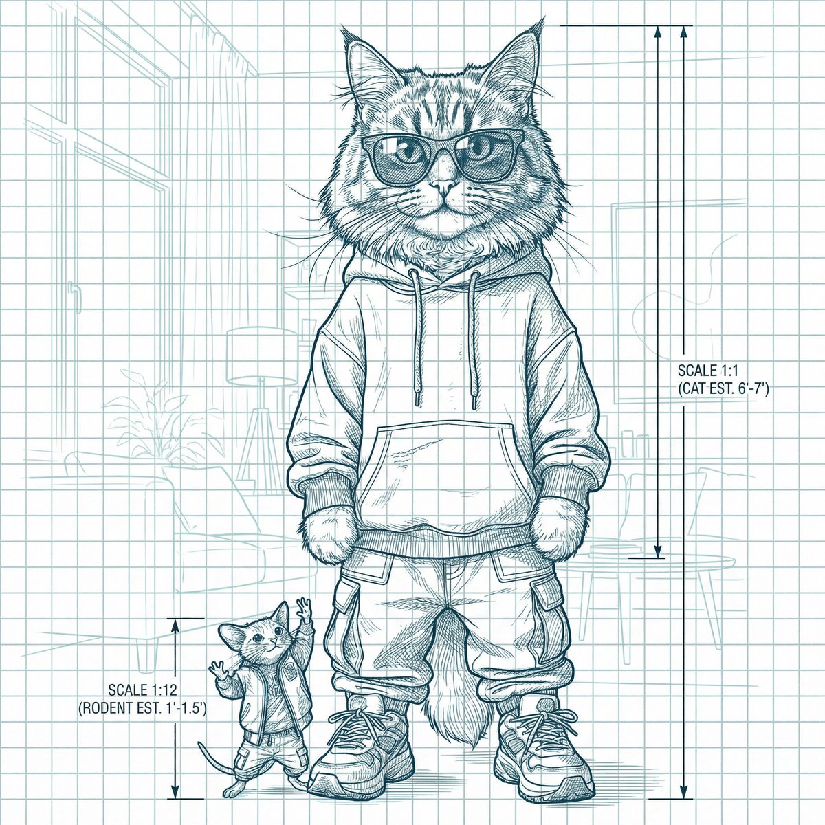 Infographic / Edu Visual - Blueprint-style technical schematic generation - Image 1