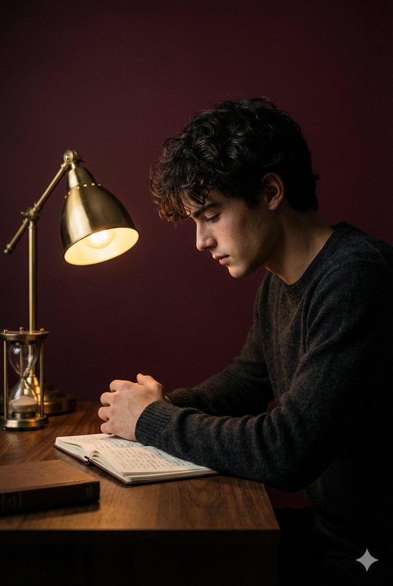 Cinematic Low-Key Indoor Portrait