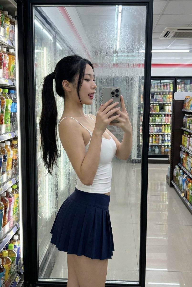 Profile / Avatar - Convenience Store Selfie Reflection Prompt (Suggestive) - Image 1