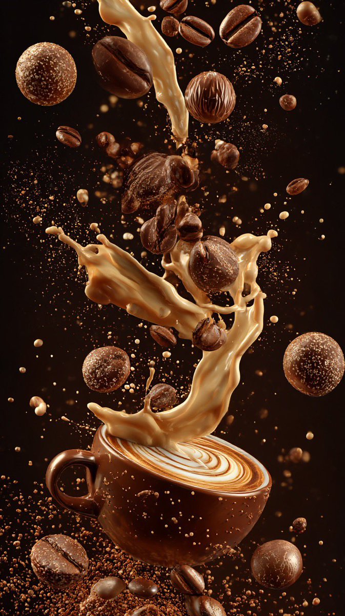 E-commerce Main Image - Ultra-Cinematic Coffee Splash Photography - Image 1