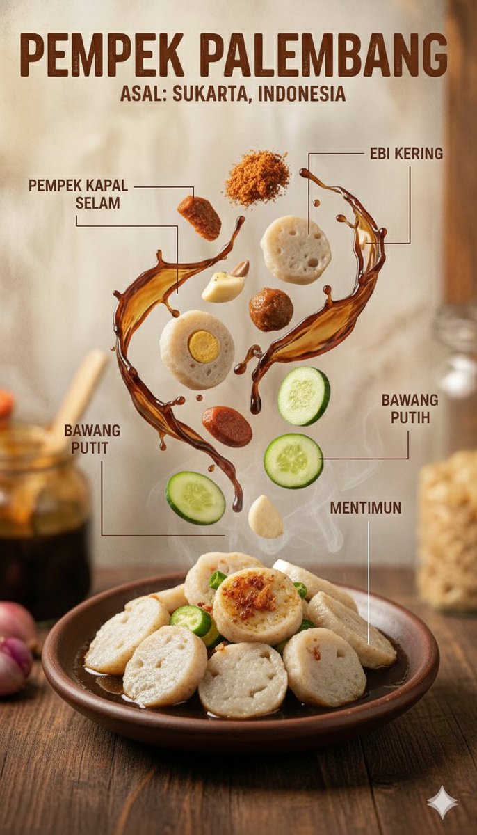 Infographic / Edu Visual - Ultra-Realistic Indonesian Culinary Infographic - Image 3