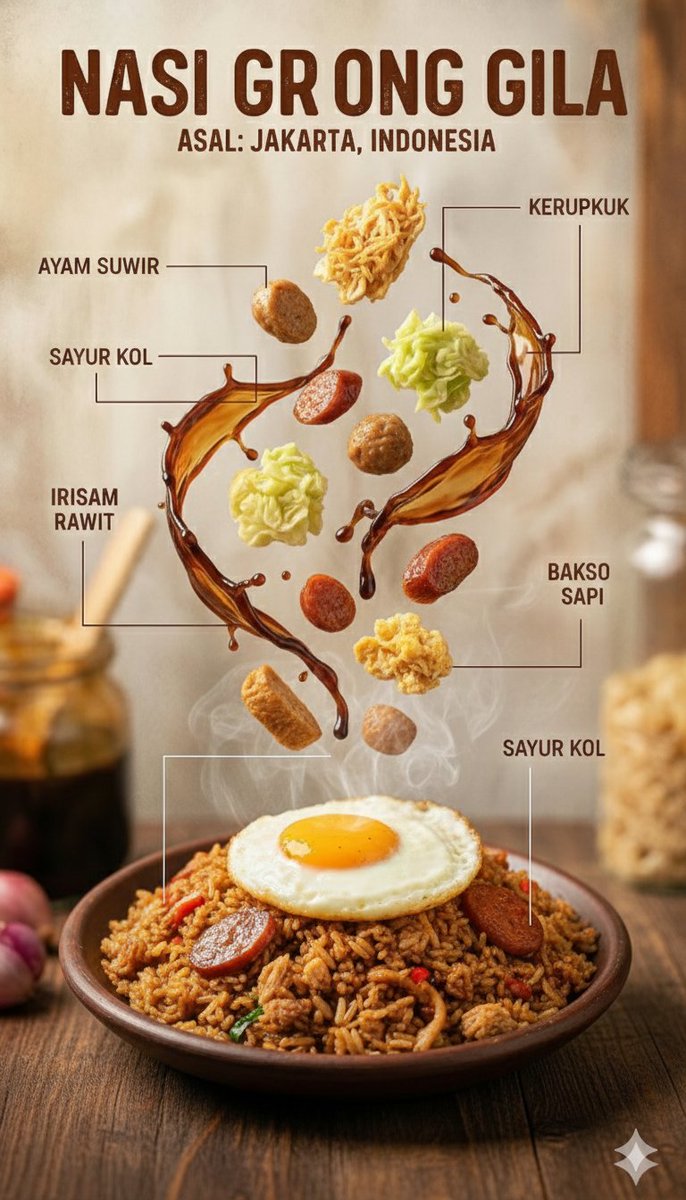 Infographic / Edu Visual - Ultra-Realistic Indonesian Culinary Infographic - Image 4