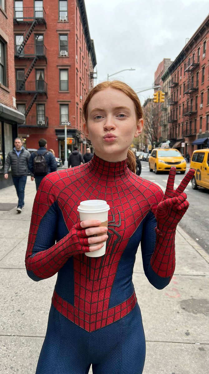 Social Media Post - Photorealistic Candid Spider-Girl Portrait - Image 3