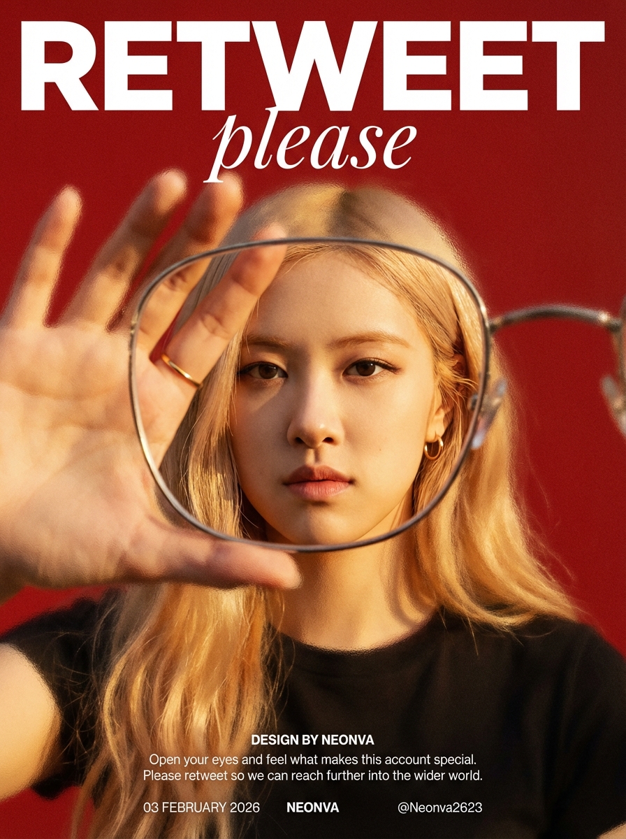 Rosé (BLACKPINK) Frosted Glass Poster Prompt