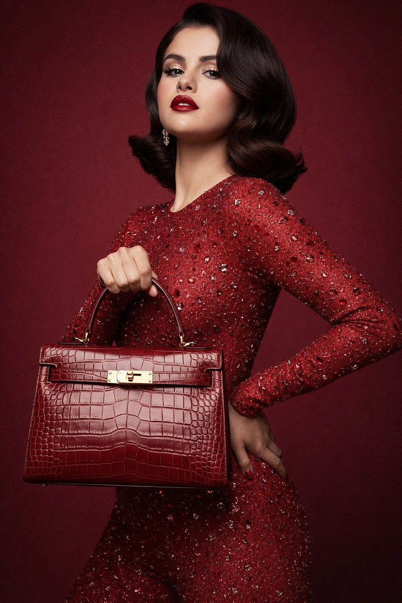 Sample output image for 8K Studio Fashion Portrait in Red Jumpsuit