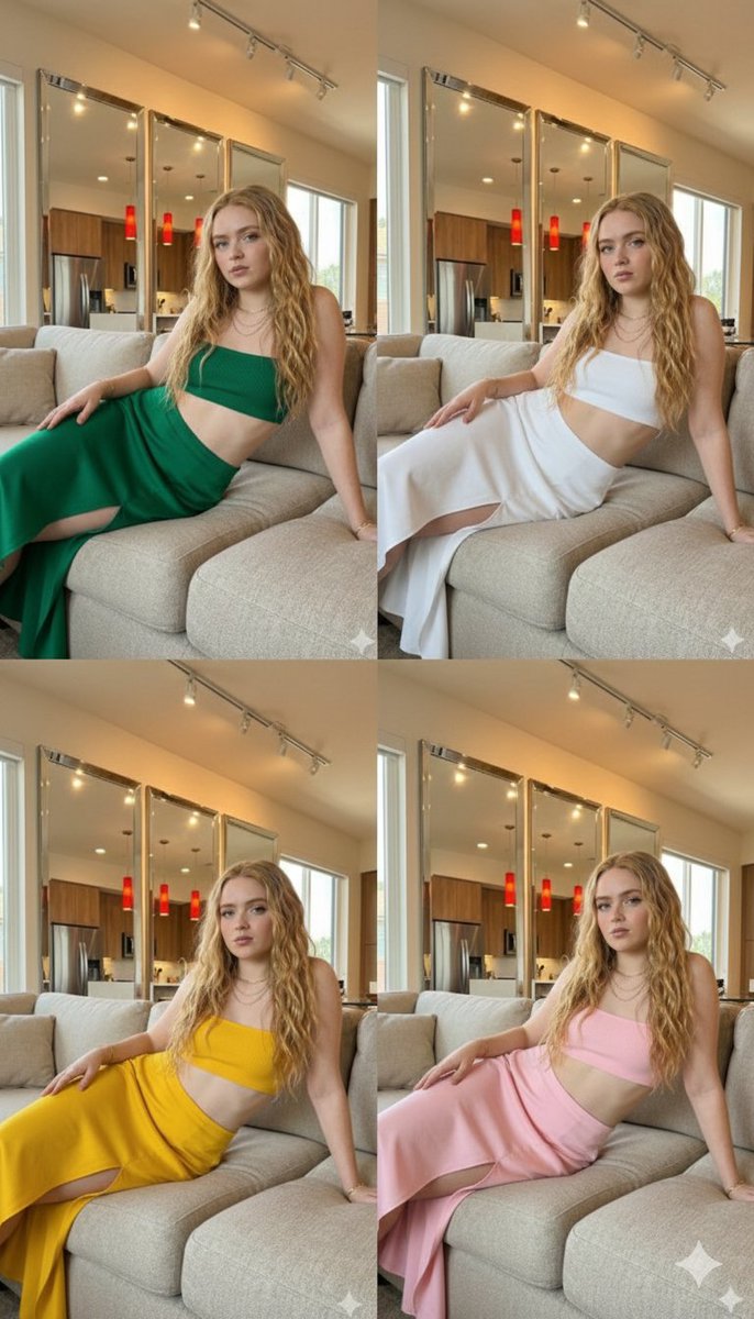 Multi-Celebrity Clone Fashion Collage Scenarios