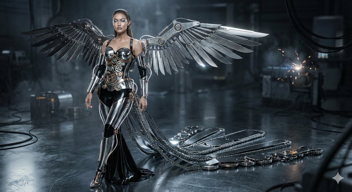 Ultra-Realistic Cinematic Steampunk Sci-Fi Editorial